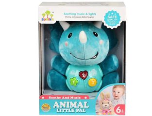 Λούτρινο Δεινοσαυράκι Με Φώτα Και Μουσική Martin Toys