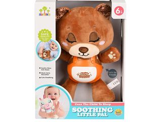 Λούτρινο Αρκουδάκι Με Φώτα Και Μουσική Martin Toys