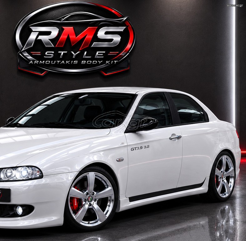 SET ΜΑΣΠΙΕΔΕΣ ALFA ROMEO 156 TYPE GTA ΠΛΑΣΤΙΚΟ ABS ΜΑΥΡΟ GLOSS RMS Style