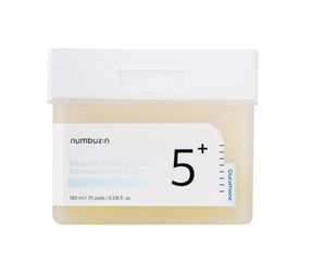 Numbuzin - No.5 Vitamin - Niacinamide Concentrated Pad - Αντιοξειδωτικά Επιθέματα Προσώπου για Λάμψη και Κηλίδες 70τμχ