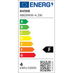 Avide LED G9 4.2W Θερμό 3000K-thumb-2