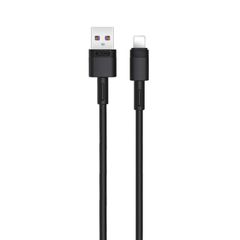 XO NB-Q166 5A Καλώδιο Γρήγορης Φόρτισης για Lightning Μαύρο