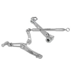 Kraus, Apex SS3 Bagger foot controls. Machined Finish
