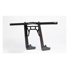 Dominator, club style crash bar front. M8 Softail. Black