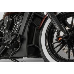 Killer Custom, Apache Series Radiator Cover. Black-thumb-3