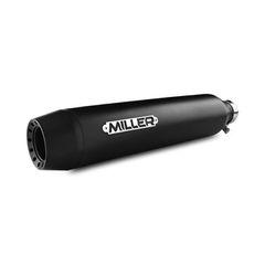Miller, Utah II slip-on mufflers. Euro 3. Matte black