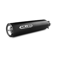 Miller, Utah II slip-on mufflers. Euro 3. Matte black