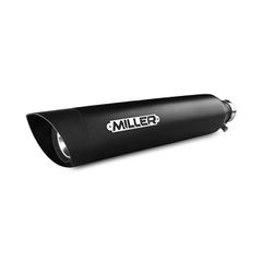 Miller, Utah II slip-on mufflers. Euro 3. Matte black