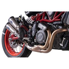 V Performance, Thunder slip-on muffler set for FTR. Titanium-thumb-2