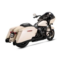 Vance & Hines, PCX Dresser Duals crossover headers. Black