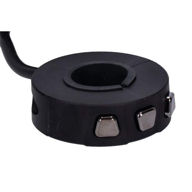 Daytona, 3-Button switch for handlebars. Black