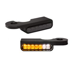 HeinzBikes, ''Stripes'' below bar turn signals. Black anodized