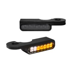 HeinzBikes, ''Stripes'' below bar turn signals. Black anodized