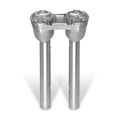 HeinzBikes, Clubstyle pullback risers 10". Silver/Silver-thumb-4