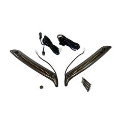 Custom Dynamics, ST LED Windshield Trim. Dark Bronze