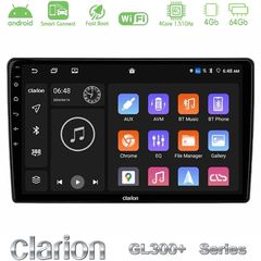 Clarion GL300+ Series 4Core Android ClarionOS 4+64GB Dacia / Renault Navigation Multimedia Tablet 9"