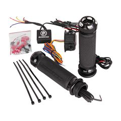PM, Apex heated grips. Black contrast cut