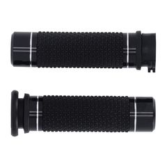 Avon Grips, K25 grips push-pull. Black anodized-thumb-2