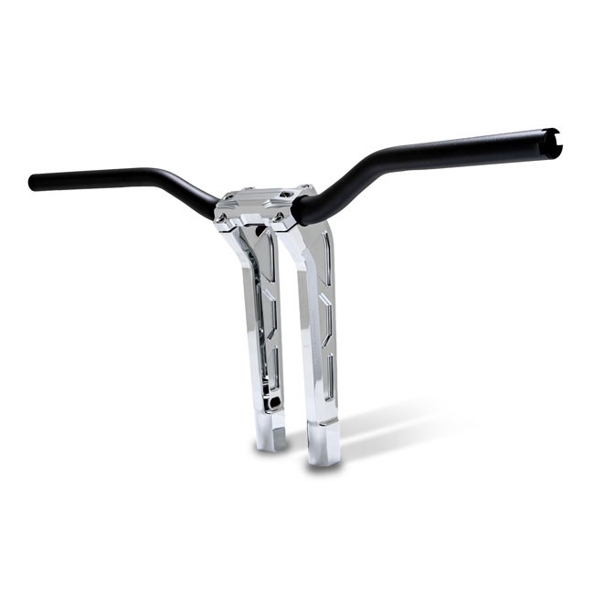 PM, 1-1/4" Phatbar & 14.5" riser kit. Chrome