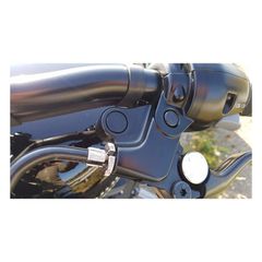 Motone, mirror delete plugs, 1" h/b. Black-thumb-1