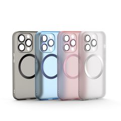 XO-K22 iPhone15 Pro Max 6.7" Δακτύλιος TPU θήκη Ροζ