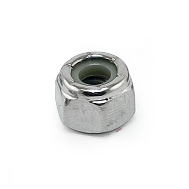 Colony 5/16-24 nylon insert lock nuts chrome