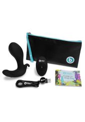 B-Vibe Expand Anal Plug - Black-thumb-9
