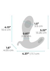 B-Vibe Expand Anal Plug - Black-thumb-7