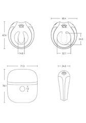Zalo - Apis Vibrating Couples Ring App-Controlled-thumb-1