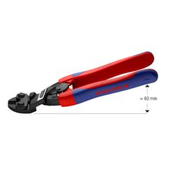 Knipex compact bolt cutter with 20ø angled head-thumb-1