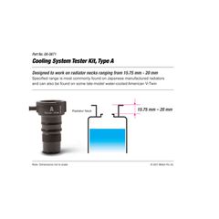 Motion Pro, type A adapter for cooling system tester-thumb-1