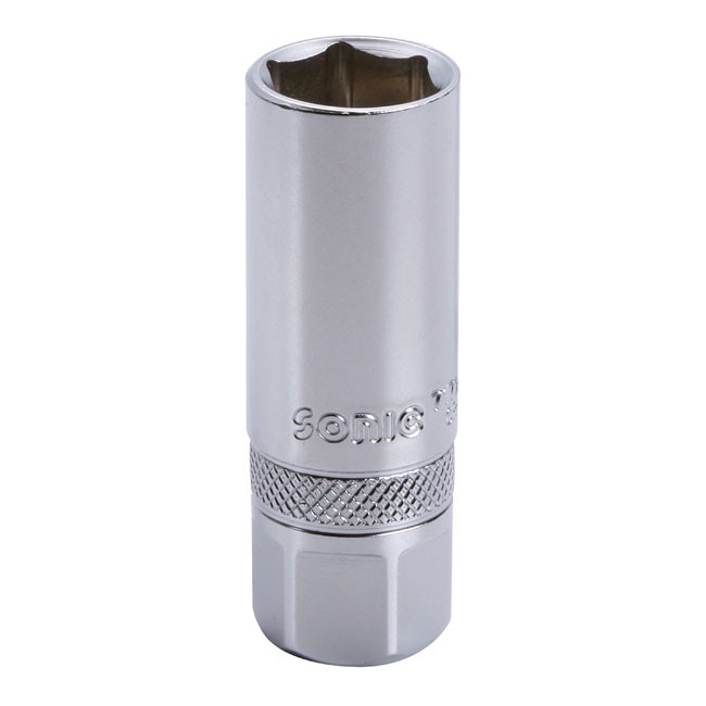 Sonic, spark plug socket with clip. 16mm
