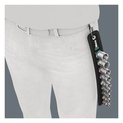 Wera socket belt with 3/8" drive hex sockets - Metric-thumb-6