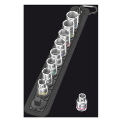 Wera socket belt with 3/8" drive hex sockets - Metric-thumb-1