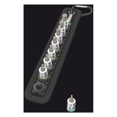 Wera socket belt with 3/8" drive Hex socket bits - US sizes-thumb-1