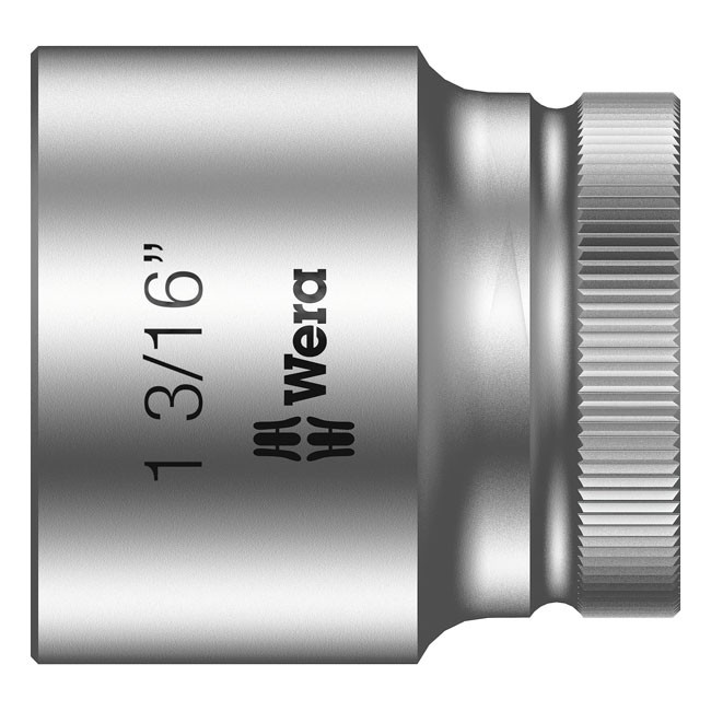 Wera Zyklop 1/2" socket - US sizes 1-3/16"