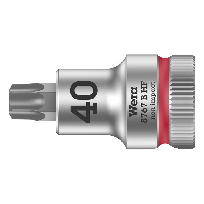 Wera Zyklop 3/8" Torxr socket bit TX40 with holding function