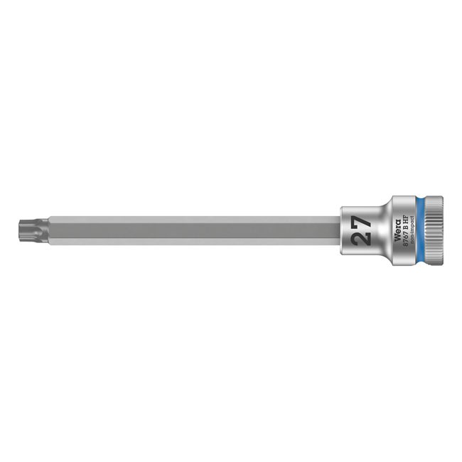 Wera Zyklop 3/8" Torxr socket bit TX27 with holding function