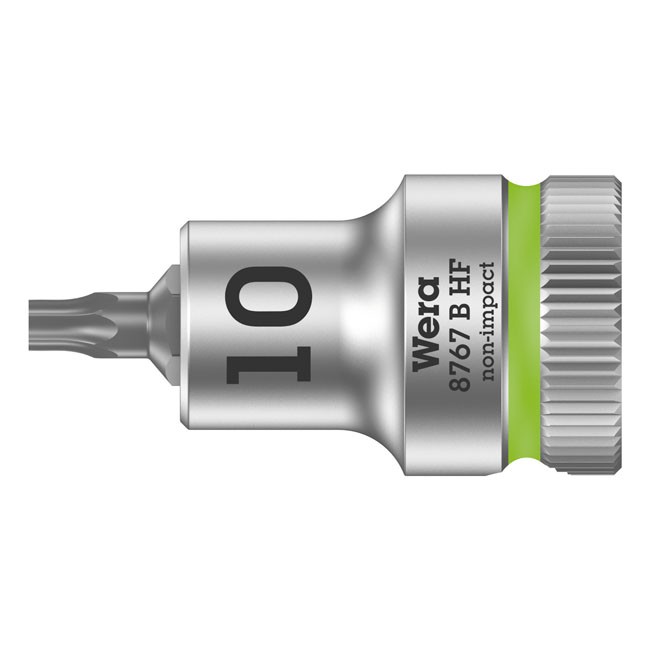 Wera Zyklop 3/8" Torxr socket bit TX10 with holding function
