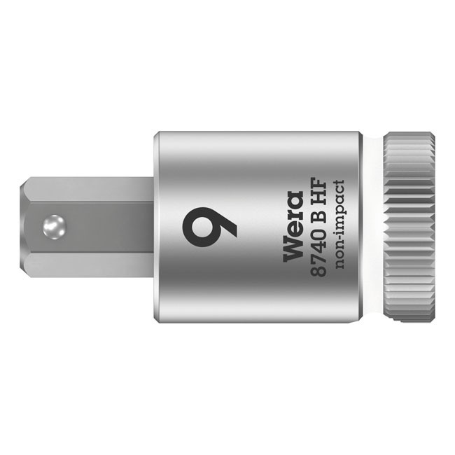 Wera Zyklop 3/8" Hex socket bit with holding function Metric