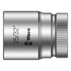 Wera Zyklop 1/2" socket - US sizes 25/32"