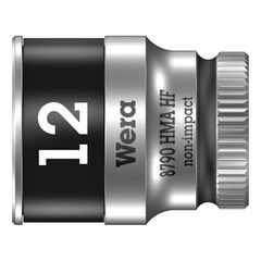 Wera Zyklop 1/4" socket with holding function - Metric 12.0