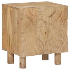 Χειροποίητο Κομοδίνο Καφέ Τίκ 40 x 30 x 45 cm 42020117