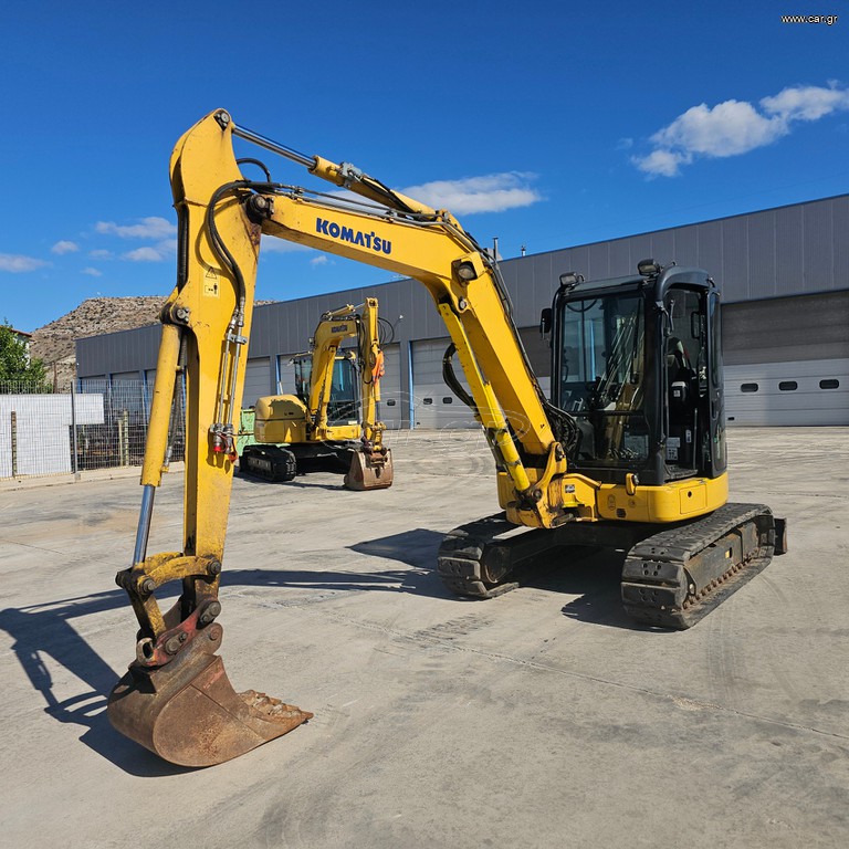 Εκσκαφάκι (διαβολάκι) Komatsu 2014 PC 55 MR ΜΕ ΕΓΚΑΤΑΣΤΑΣΗ ΣΦΥΡΑΣ
