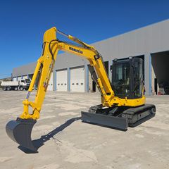 Εκσκαφάκι (διαβολάκι) Komatsu 2014 PC 55 MR ΜΕ ΕΓΚΑΤΑΣΤΑΣΗ ΣΦΥΡΑΣ
