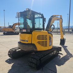 Εκσκαφάκι (διαβολάκι) Komatsu 2014 PC 55 MR ΜΕ ΕΓΚΑΤΑΣΤΑΣΗ ΣΦΥΡΑΣ-thumb-2