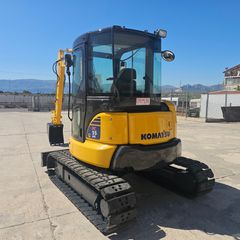 Εκσκαφάκι (διαβολάκι) Komatsu 2014 PC 55 MR ΜΕ ΕΓΚΑΤΑΣΤΑΣΗ ΣΦΥΡΑΣ-thumb-3