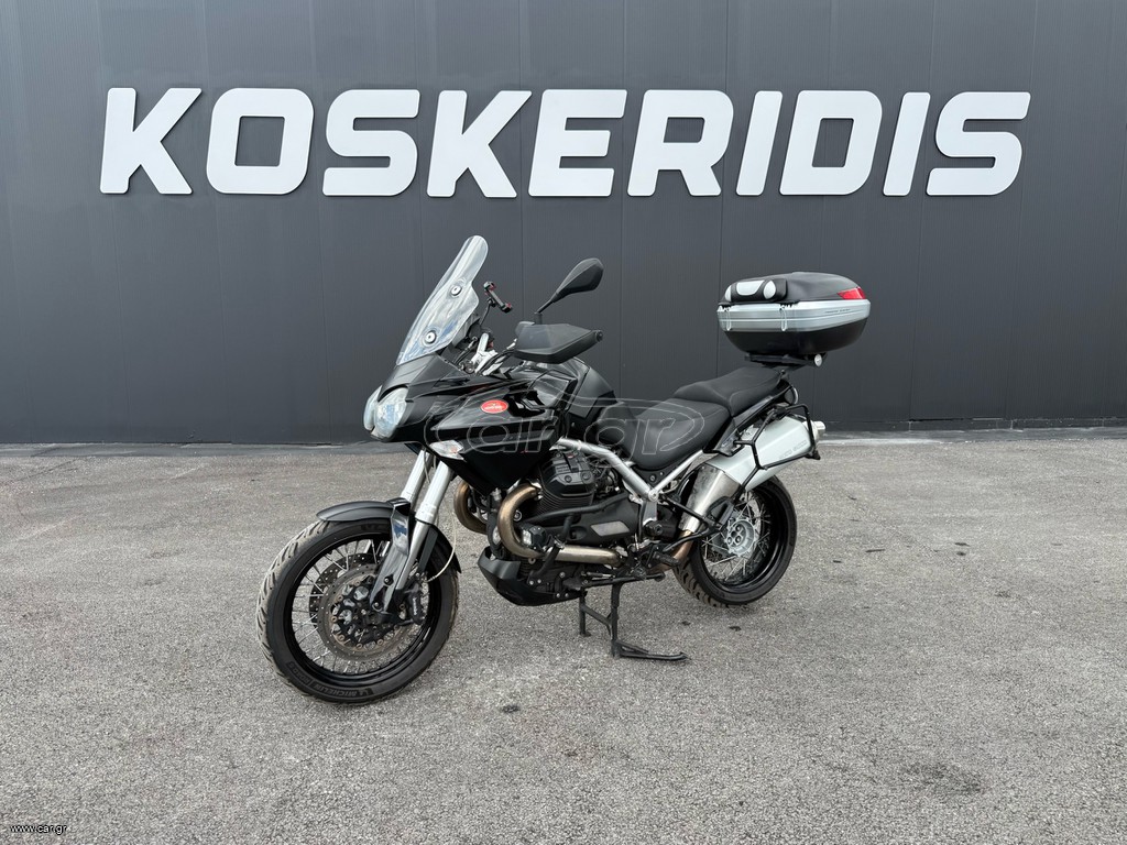 Moto Guzzi Stelvio 1200 2008 Quattro Valvole 4V ΜΕ ΒΑΛΙΤΣΑ-ΚΑΓΚΕΛΑ-ΠΡΟΒΟΛΕΙΣ
