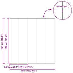 Παρκέ δάπεδο Ηλικιωμένο Γκρι 101 x 20 x 0,8 εκ 5 τμχ. 42034086-thumb-5