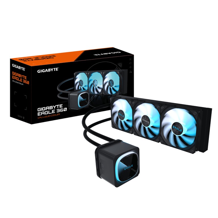 Gigabyte EAGLE 360 CPU Cooler AIO 12cm Μαύρο